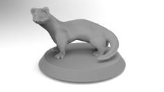 Giant Weasel Miniature For DnD 3D Printer Model