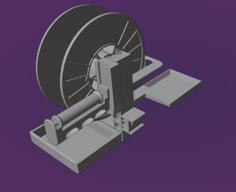 RC3S – Rotated Customizable Spool Support Structure 3D Printer Model