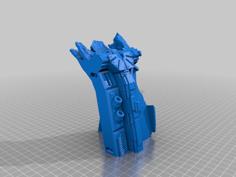 Gothic Starship Wreck Endcaps 3D Printer Model