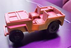 American World War 2 Jeep 3D Printer Model