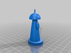 Mushroom Chess Set 3D Printer Model