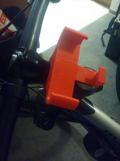 Bike Phone Holder (LG G3 W/case; FreeCAD File Included) 3D Printer Model