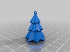 Earring ÁRBOL DE NAVIDAD Christmas Tree 3D Printer Model