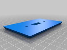 Light Switch Face Plate With Solidworks 2014 Source 3D Printer Model