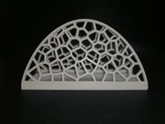 Voronoi Napkin Holder 3D Printer Model