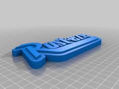 Rusteze Logo 3D Printer Model