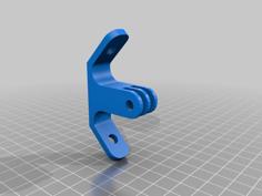 Double Suction Cup Mount For Action Cam 3D Printer Model