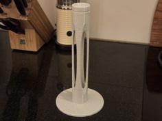 Modern Vertical Paper Towel Holder / Kitchen Roll Holder 3D Printer Model