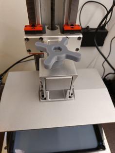 Photon Mono X Build Plate Knob 3D Printer Model