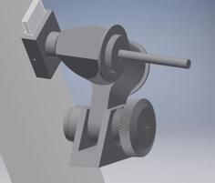 Printable Equitorial Mount 3D Printer Model