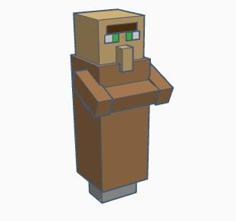 Minecraft Villager 3D Printer Model