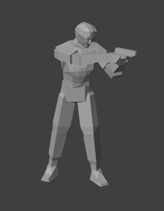 Leon S. Kennedy From Resident Evil 2 (PS1) 3D Printer Model