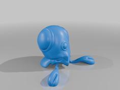 Tentacool Multicolor 3D Printer Model