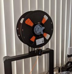 Spool Holder With Printable Bearings For The Ender-3 V3 KE 3D Printer Model