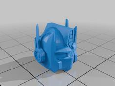 Custom Earthrise Optimus Prime Head 3D Printer Model