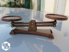 Laser Cut Roberval Balance – Weighing Scale