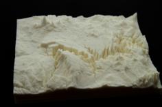 Colorado Mountain, Montaña Map 3D 3D Printer Model