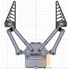 Finray Robotiq Finger 3D Printer Model