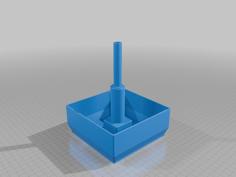 Dice Spinner Bucket And Lid 3D Printer Model