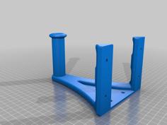 Spool Holder Stand Alone W/Screw Holes 3D Printer Model