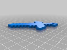 Minecraft Sword 3D Printer Model