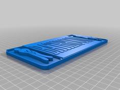 Bathroom Door Sign 3D Printer Model