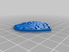 Heart Celtic Pendant 3D Printer Model