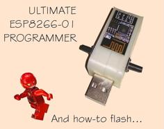 Ultimate ESP8266-01 Programmer (& USB Adapter) 3D Printer Model