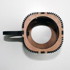 Lasercut & Laserengraved Cupholder