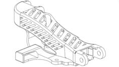 Cable Chain Y Axis Mount 3D Printer Model
