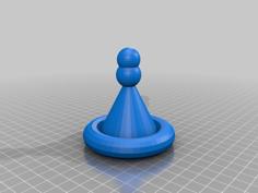 Desktop Ring Toss Cone 3D Printer Model