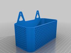 Bathroom Shelf- With Hex Pattern 3D Printer Model