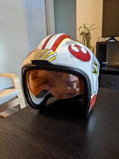 X-Wing Helmet 3D Printer Model