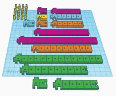 Atom Energy Levels 3D Printer Model