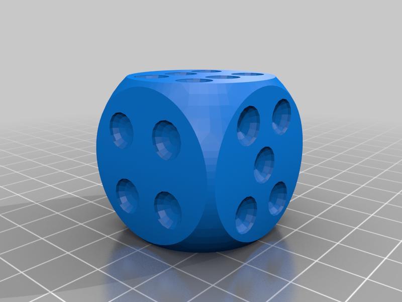 Dice 3D Printer Model Free Download - 3axis.co