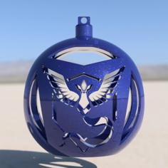 Pokemon Go Team Mystic Tree Ornament 3D Printer Model