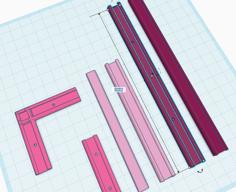 Led Strip Holder And Panel 3D Printer Model