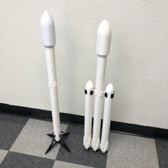 SpaceX Falcon Heavy & Falcon 9 3D Printer Model