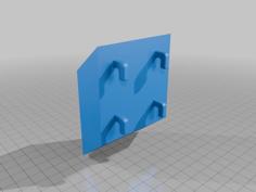 Credit Card Holder Skadis Ikea 3D Printer Model