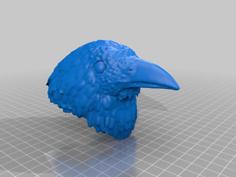 Itachi Crow 3D Printer Model