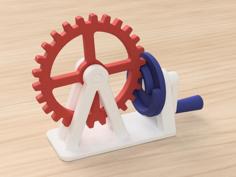 Spiral Hoop Gear 3D Printer Model