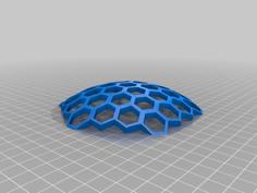 Alien Terrain Honeycomb 3D Printer Model