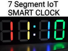 7 Segment LED Smart Clock 3D Printer Model