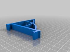 Gridwall Shelf Bracket 3D Printer Model