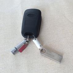 Magnetic Keychain Customizable 3D Printer Model