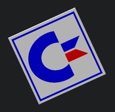 Commodore Logo (Layered Color Print) 3D Printer Model