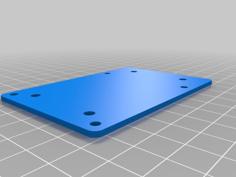 Raspberry Pi Zero Pibow Mounting Shim 3D Printer Model