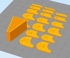 Parametric (Customizable) Radius Gauge 3D Printer Model