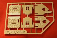 Gingerbread House Kit Card – Finnish Version 3D Printer Model