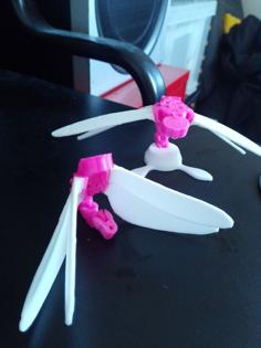 Floppiest Dragonfly Separate Wings 3D Printer Model